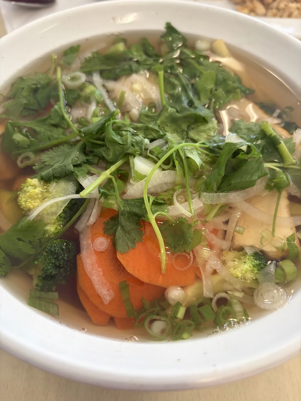 Vegetable Pho with Tofu