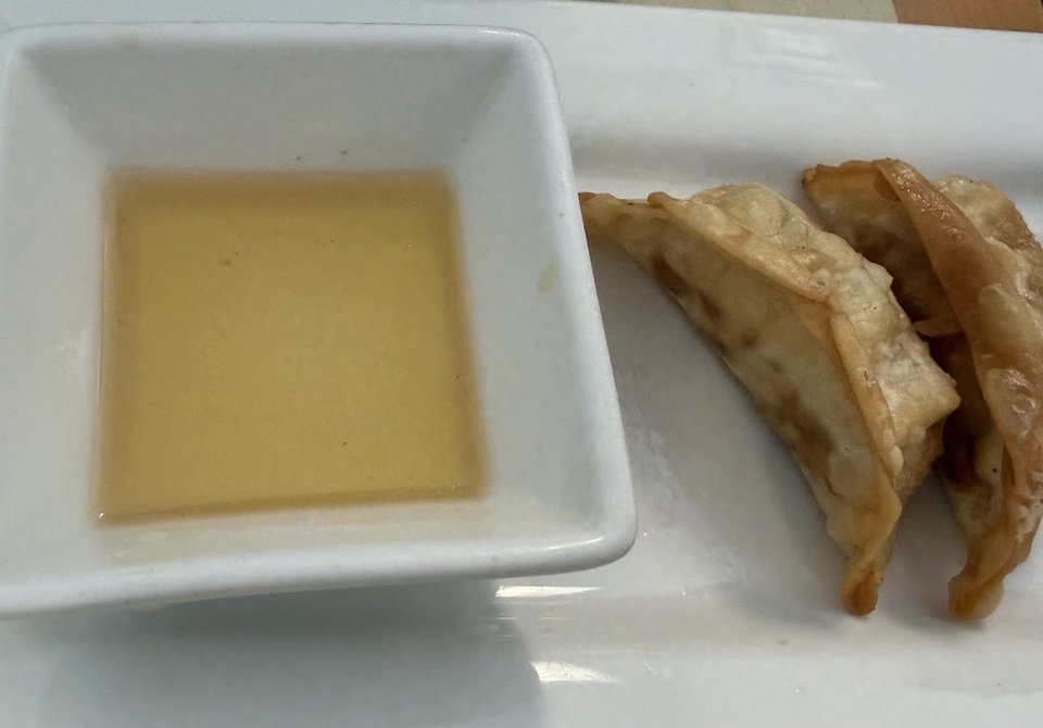 Fried Dumplings with Dipping Sauce